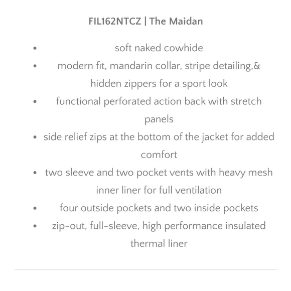 Women's M&M Leather Black Leather Motorcycle Riding Jacket - Picture 7 of 7